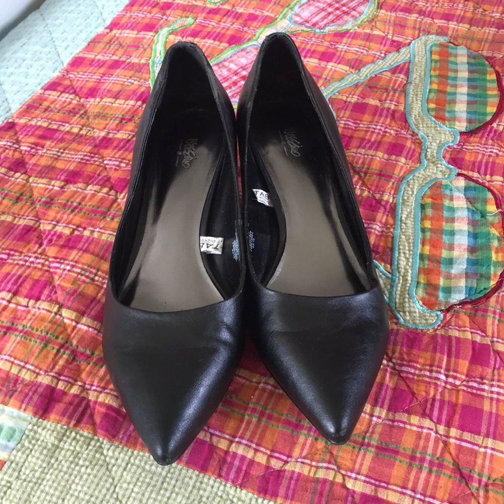 Black 3 inch heels from Target.